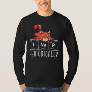 I Nap Periodically Forest Animal Sleepy Red Panda T-Shirt