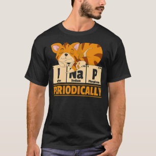 I Nap Periodically  Nap Animal Cute Zoo Animal Tig T-Shirt