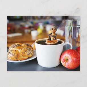 I need a big coffee! Funny postcrossing  Postcard