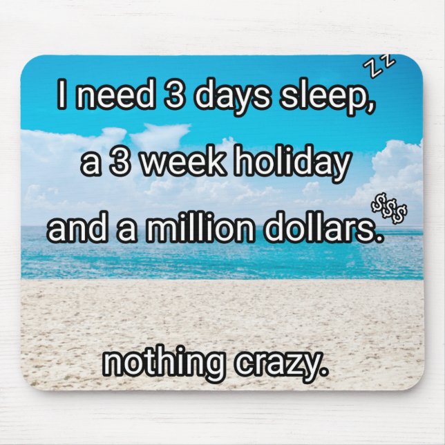 I need a break mouse pad (Front)