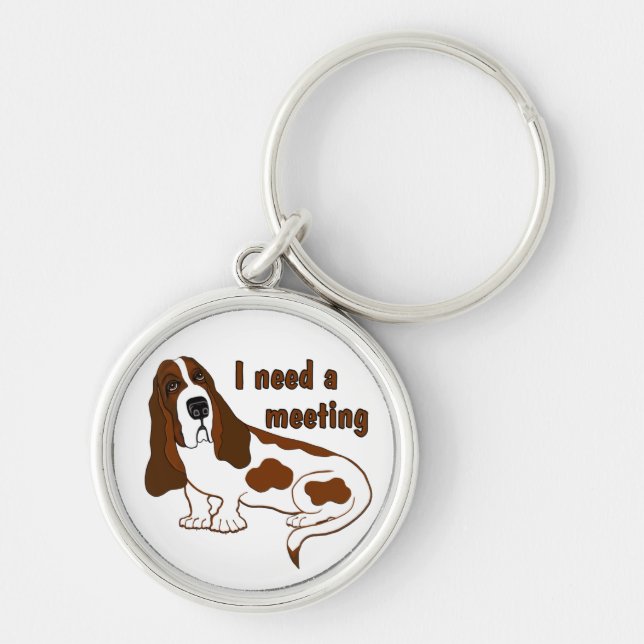 I Need A Meeting Keychain (Front)