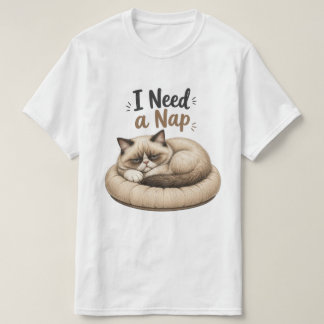 I Need a Nap – Grumpy Cat Collection T-Shirt