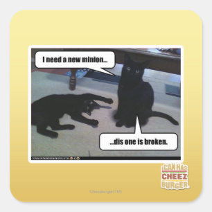 I need a new minion square sticker