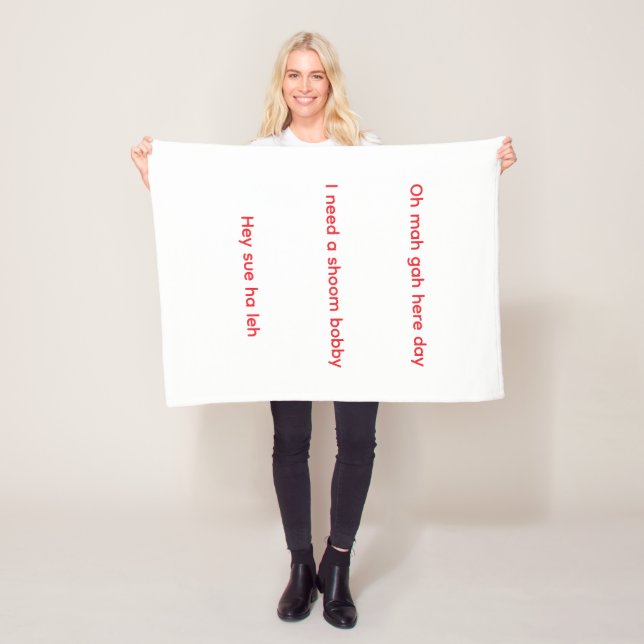 I need a shoom bobby fleece blanket (In Situ)