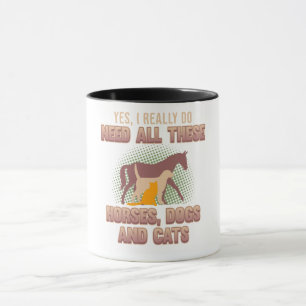 I Need All These Cats Best Cat Dad Mom Animal Mug