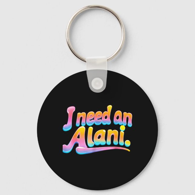 I Need an Beach Vibes Keychain (Front)