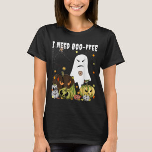 I Need Boo-ffee Ghost Jack-o-lantern Coffee Lover  T-Shirt