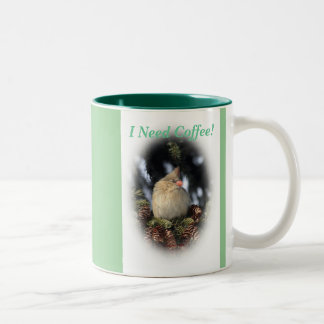 I Need Coffee! Two-Tone Coffee Mug