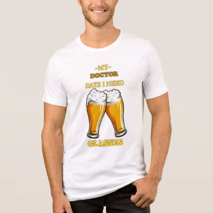 I need glasses Tri-Blend shirt