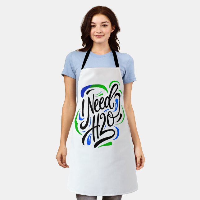 I need H2O script Apron (Worn)