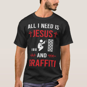 I Need Jesus Graffiti T-Shirt