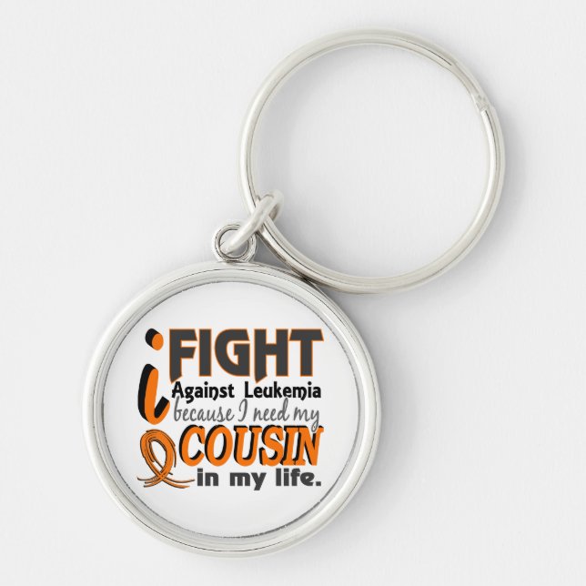 I Need My Cousin Leukaemia Keychain (Front)
