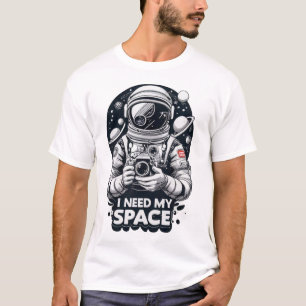  "I Need My Space" Graphic  T-Shirt