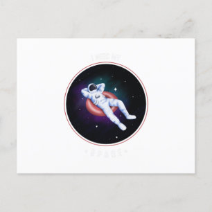 I NEED MY SPACE POSTCARD