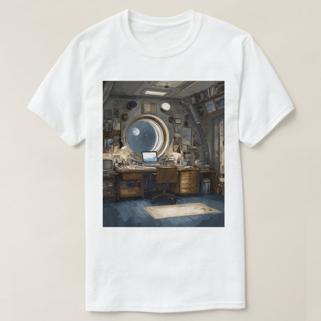 I Need Some Space Funny WFH T-Shirt – Work From Ho (Design Front)