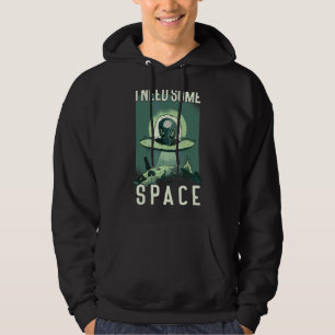 I Need Some Space Ufo Alien Anxiety Mental Health Hoodie