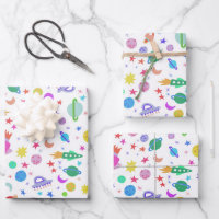I Need Some Space UFO Rocket Planet Pattern Cute 