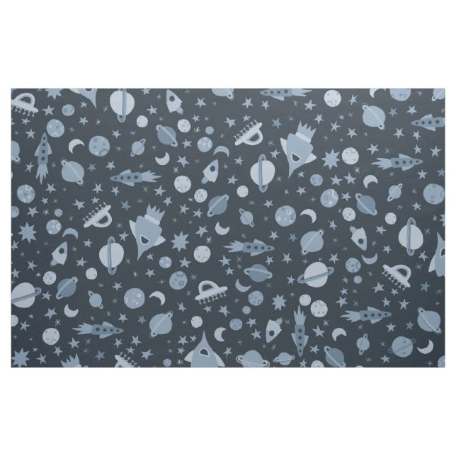 I Need Some Space Universe UFO Pattern Fabric (Yard)