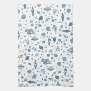 I need some Space Universe UFO Planets Pattern Kitchen Towel