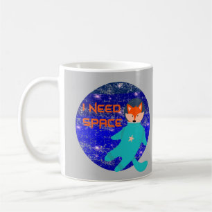 I need space astronaut galaxy fox coffee mug