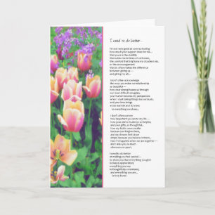 I Need To Do Better... Relationships Thank You Card