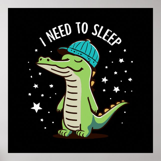 i need to sleep poster (Front)