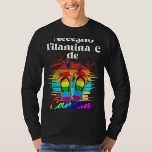 I Need Vitamin C Cancun Mexico Vacation Beach Matc T-Shirt