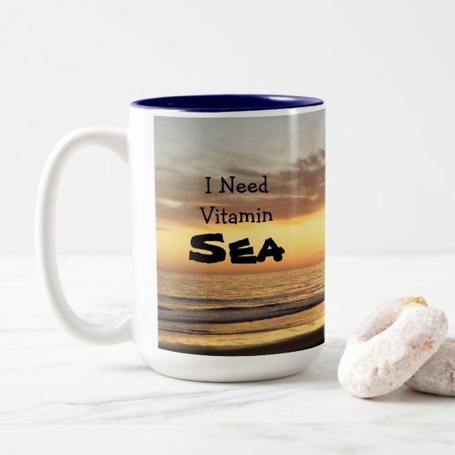 I Need Vitamin Sea Mug (With Donut)