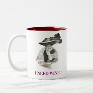 I Need Wine ! Mug