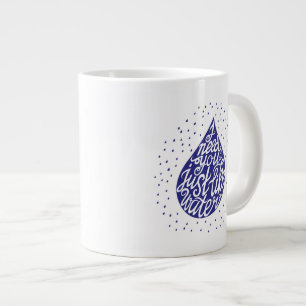 I Need You Just Like Water Large Coffee Mug