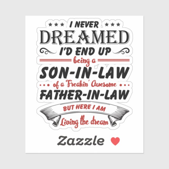 I Never Dreamed I'd End Up Being A Son-In-Law (Sheet)