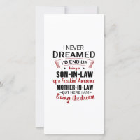 I Never Dreamed I'd End Up Being A Son-In-Law