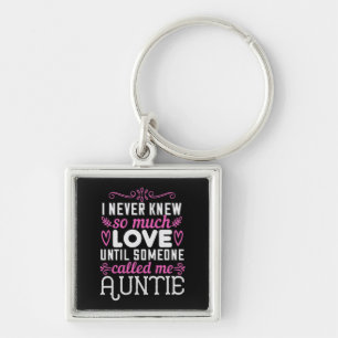 I Never Knew So Much Love Until Someone Called Me Keychain