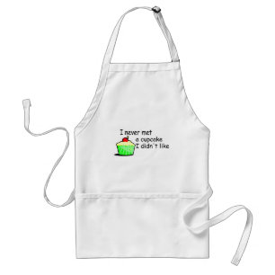 I Never Met A Cupcake I Didn't Like Standard Apron