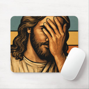 I Never Said That Jesus Meme Funny Christian Mouse Pad