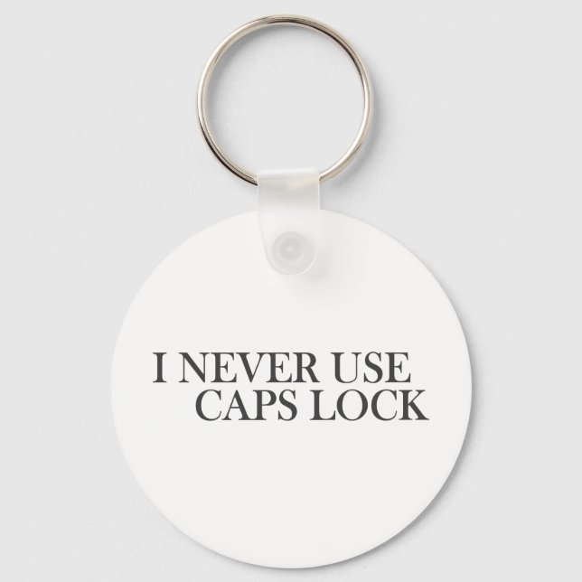 I never use caps lock keychain (Front)