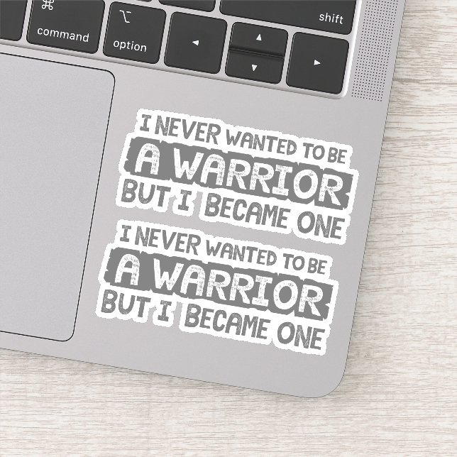 I never wanted to be a warrior but grey double (Detail)