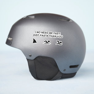 I No Need Be Fast (Shark) Sticker