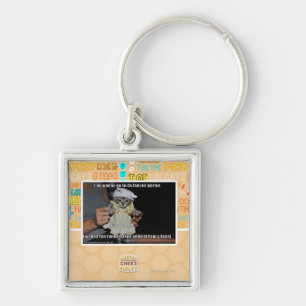 I no wanna go to da fancee partee keychain