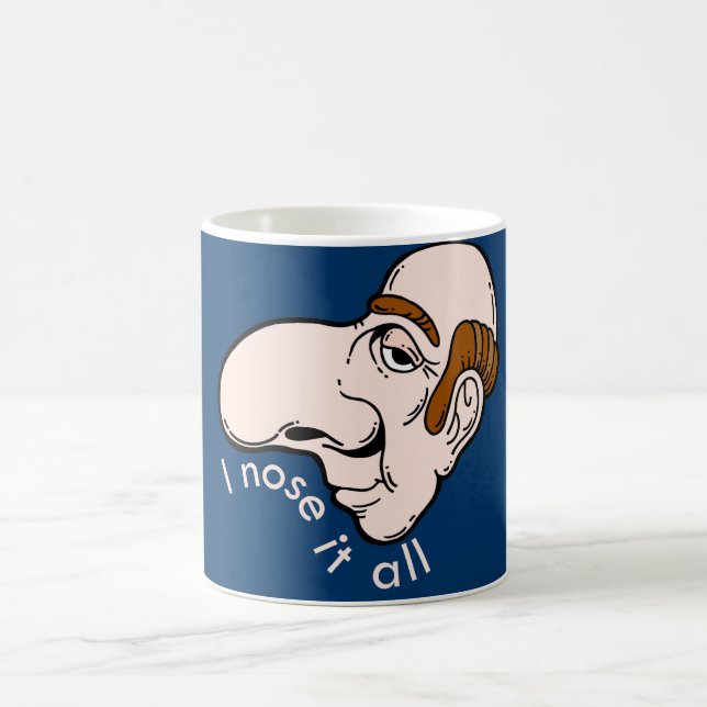 I nose it all coffee mug (Center)