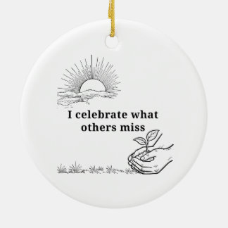 I Notice the First Try | Special Education Teacher Ceramic Ornament
