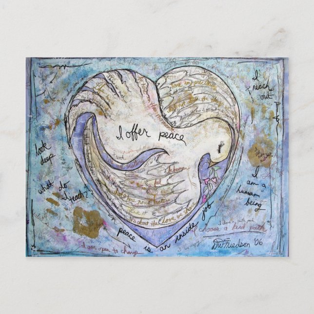 I offer peace postcard (Front)