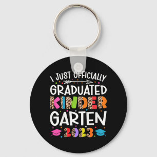 I Officially Graduated Kindergarten Graduation 202 Keychain