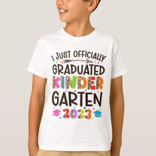 I Officially Graduated Kindergarten Graduation 202 T-Shirt