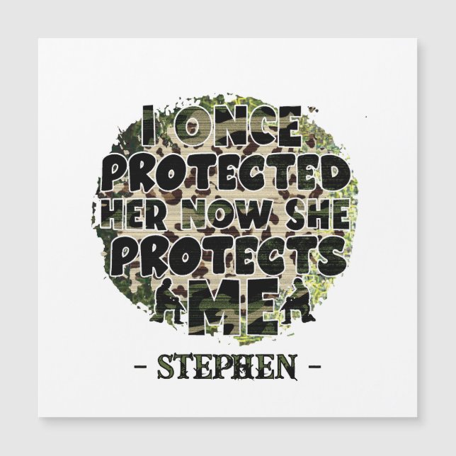 I Once Protected Her, Now She Protects Me (Front)