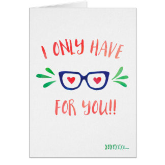 I only have eyes for you