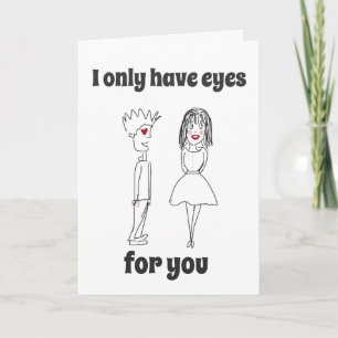 I Only Have Eyes For You Holiday Card