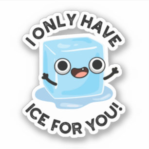 I Only Have Ice For You Funny Eye Pun 