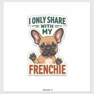 I Only Share With My Frenchie Vintage French Bulld