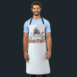 I only smoke the good stuff  apron<br><div class="desc">I only smoke the good stuff Apron Whether you are cooking at home, hosting a summer BBQ, or creating arts & crafts- do so in style with our fully customizable aprons! Made of a top quality polyester, our fully sublimation designs will definitely make a great impression on your guests. Available...</div>